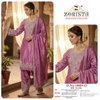 10089 A To D By Zorista Chinon Silk With Embroidery Work Pakistani Plazzo Suits Wholesale Online 